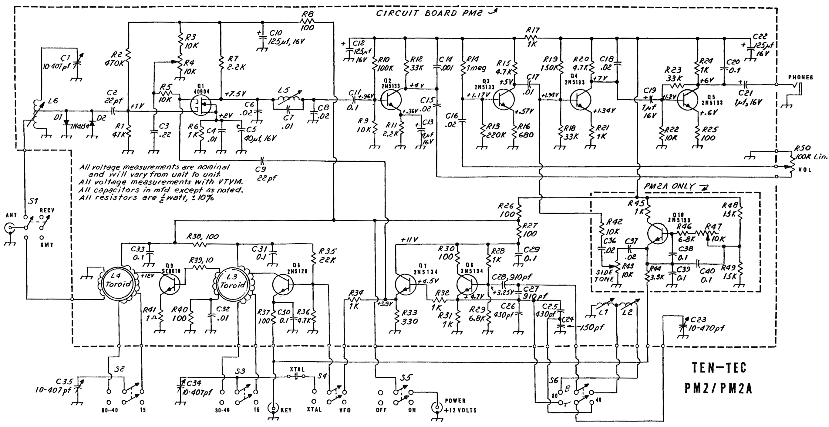 Radio Info and Equipment Notes